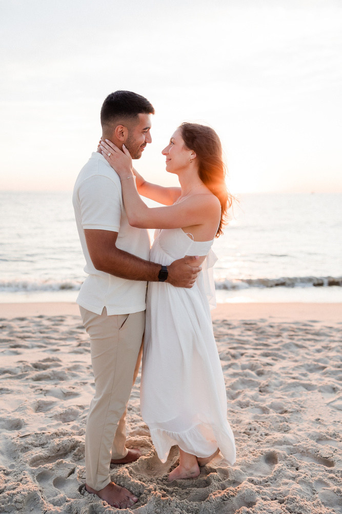 Cutest Cape May Sunset Beach Engagement Proposal