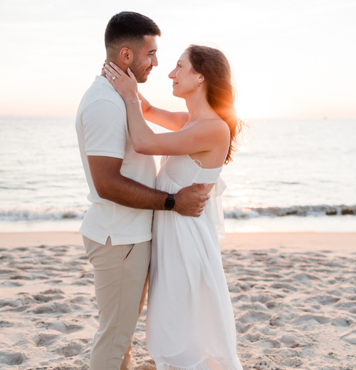 Cutest Cape May Sunset Beach Engagement Proposal