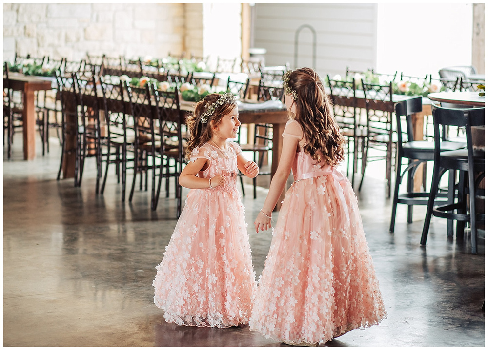 Organic Peach Inspired Wedding At Texas Wedding Venue