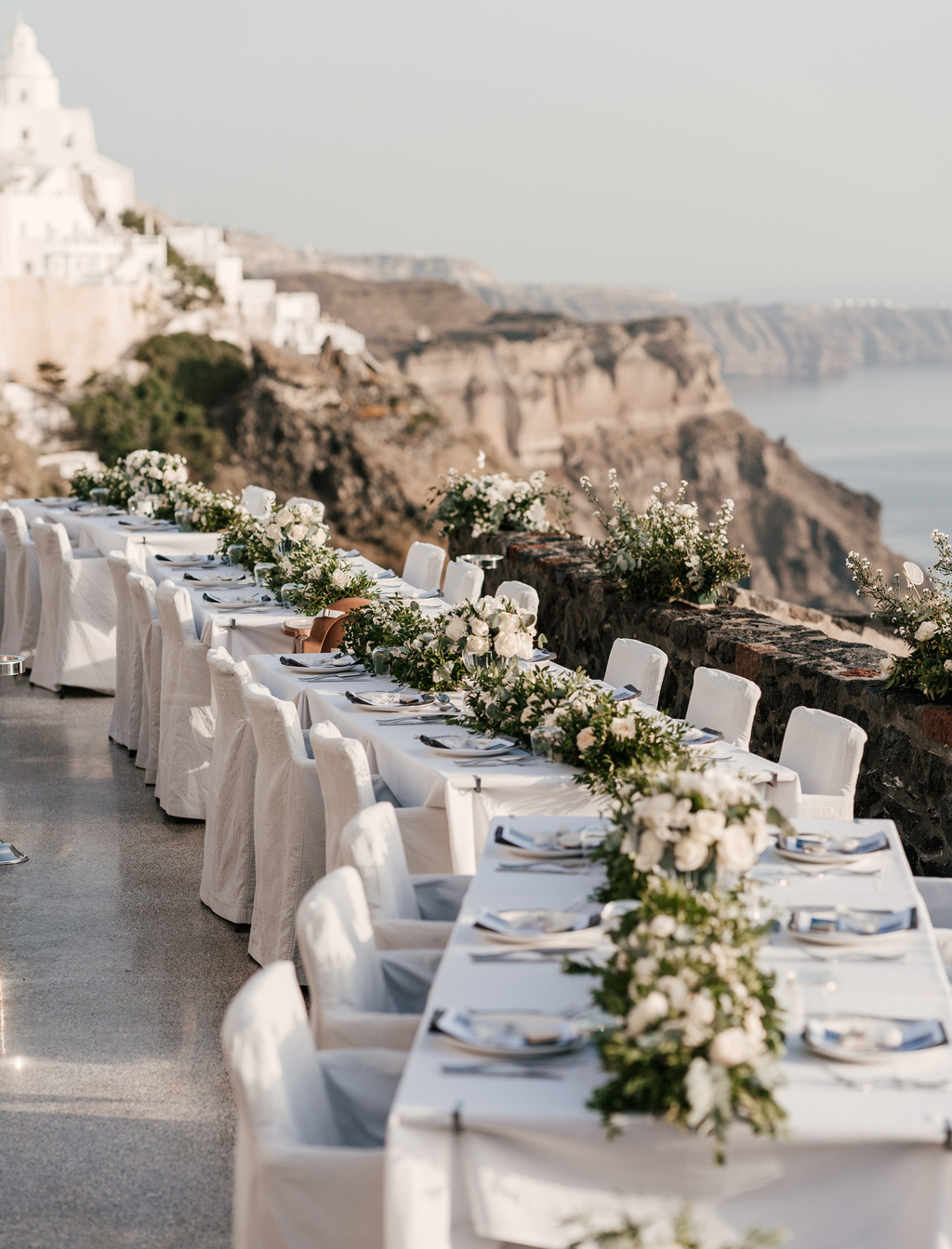 Romantic Wedding  In Santorini