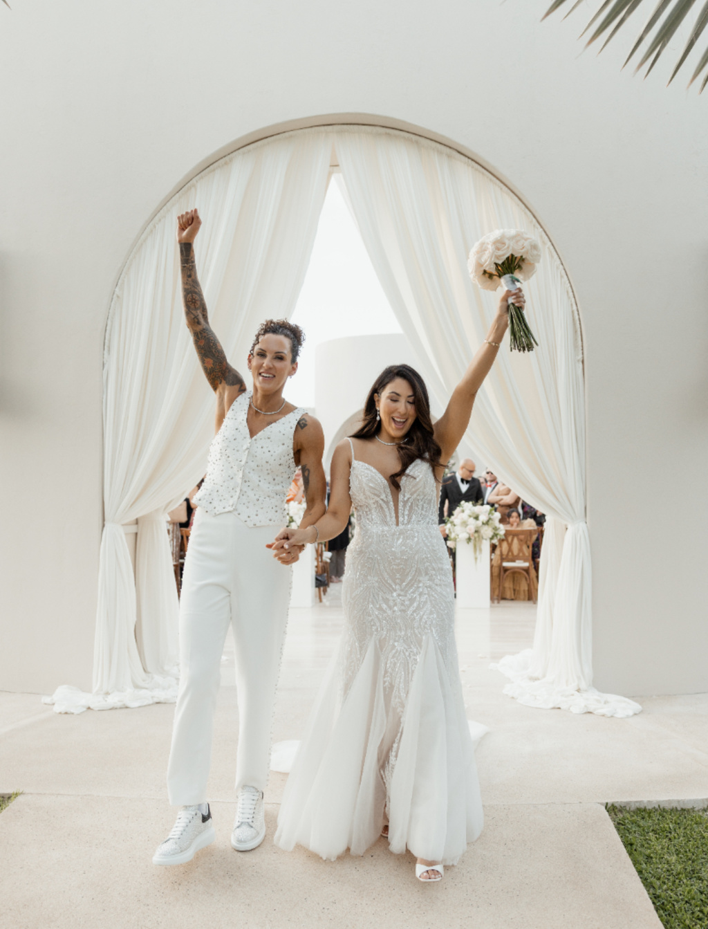 Romantic & Elegant Garden Wedding At Baja Luna