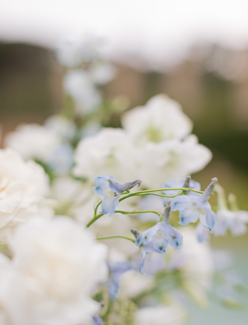 Dusty Blue Romantic Wedding Inspiration At Château D'astros