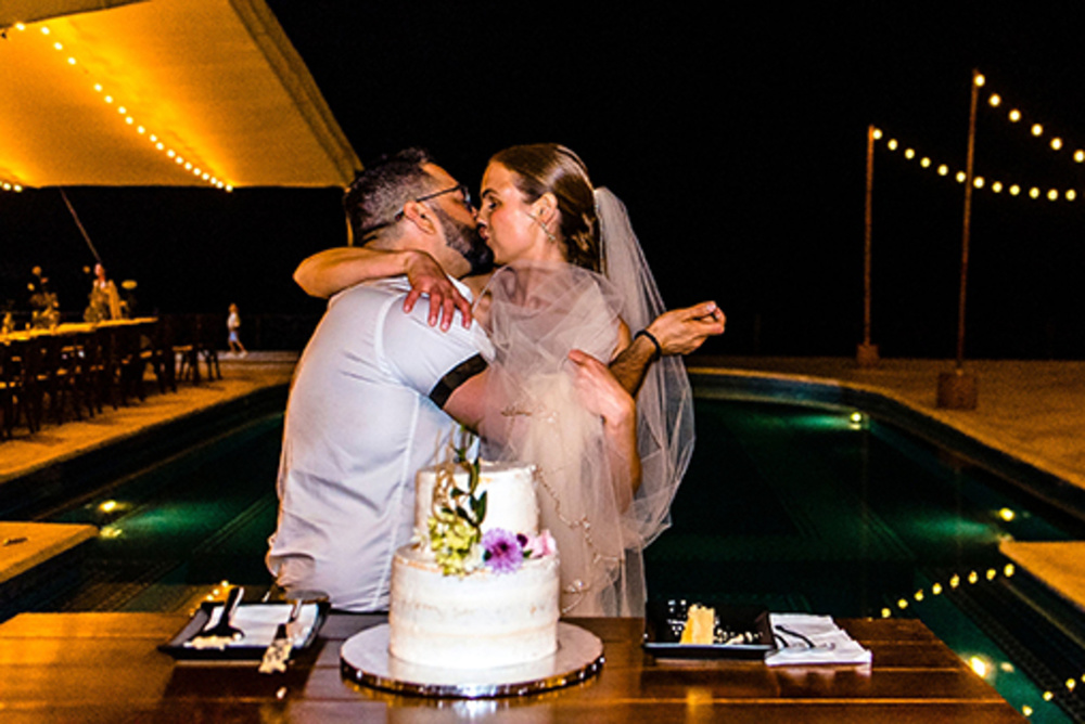 Destination Wedding In Front Of The Caribbean Ocean