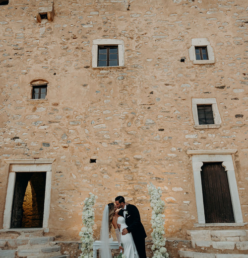 Eternal Vows In A Meta Byzantine Tower Of Naxos Island!