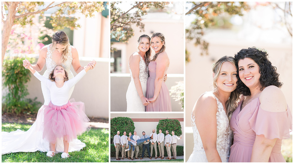 Hayley + Matt’s California Garden Backyard Wedding