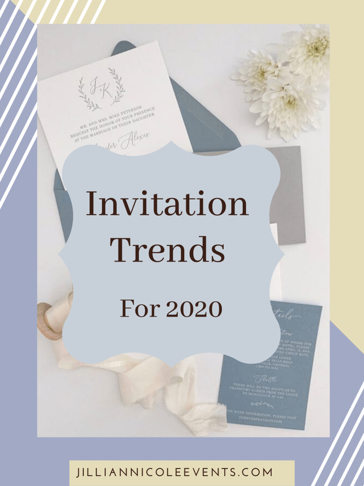 Invitation Trends For 2020/2021