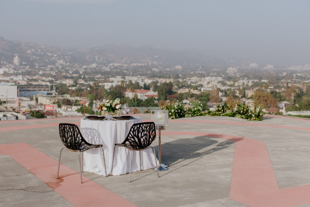 How To Elope In La: With A Beautiful Cake + An Amazing View