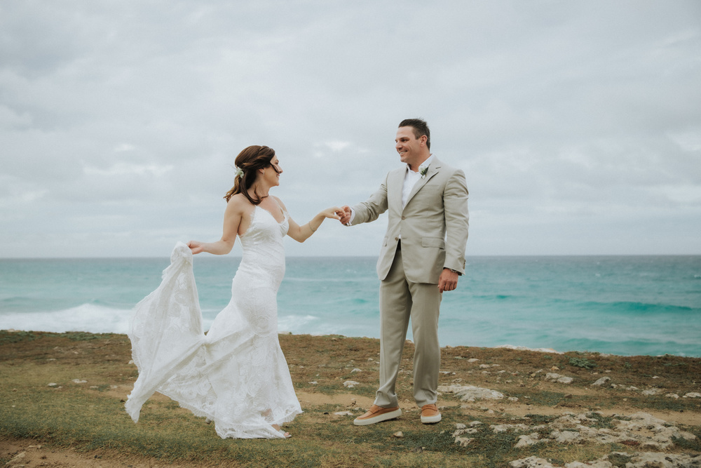 A Blue Ocean Intimate Elopement At Isla Mujeres