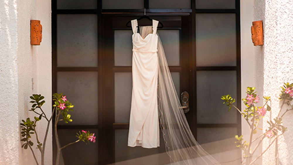 Destination Wedding In Front Of The Caribbean Ocean