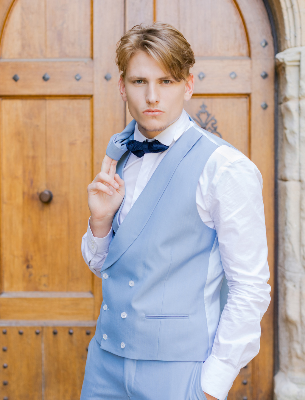 Dusty Blue Romantic Wedding Inspiration At Château D'astros