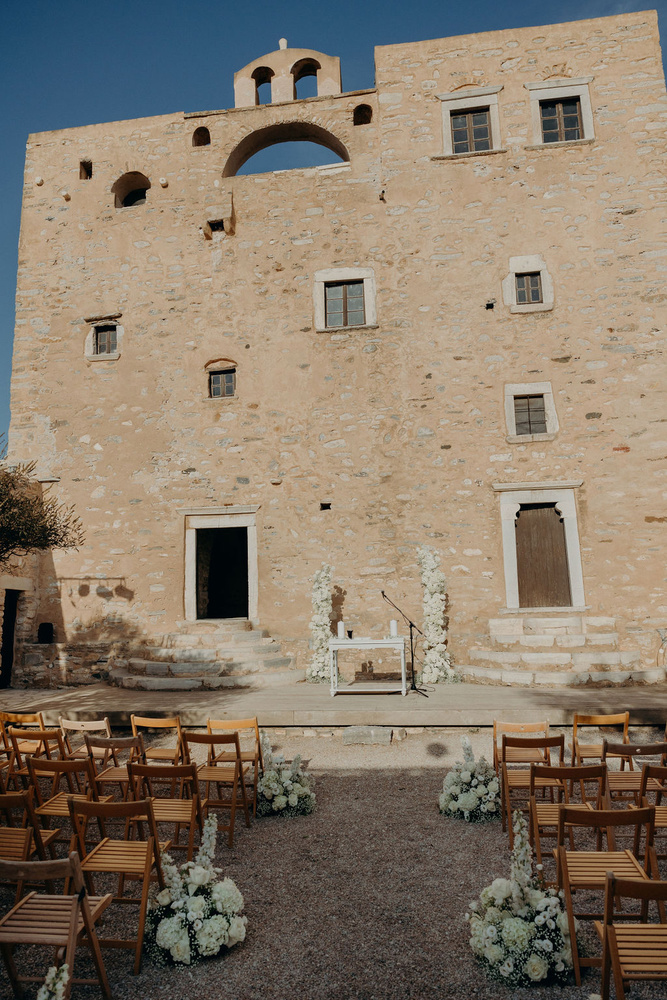Eternal Vows In A Meta Byzantine Tower Of Naxos Island!