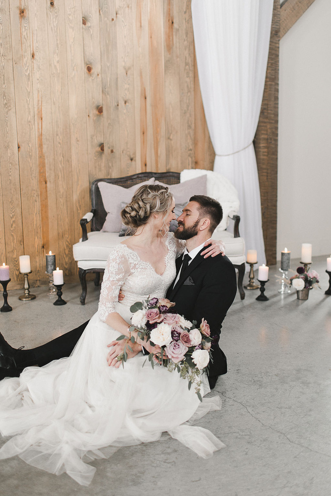 Blushing Romance - A Styled Inspiration Shoot In Winnipeg, Manitoba