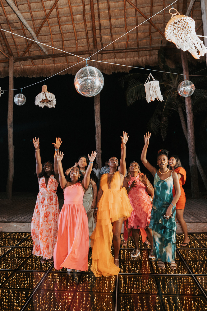 Okege And David’s Boho Tulum Wedding