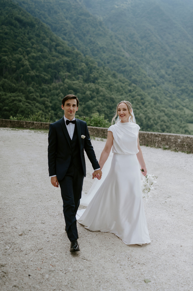 A Wedding With The Dolomites As Backdrop