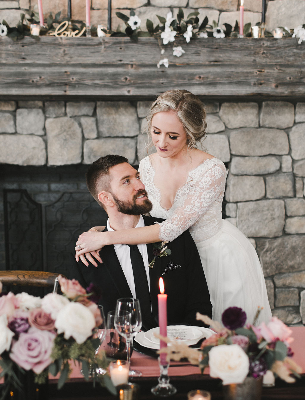 Blushing Romance - A Styled Inspiration Shoot In Winnipeg, Manitoba