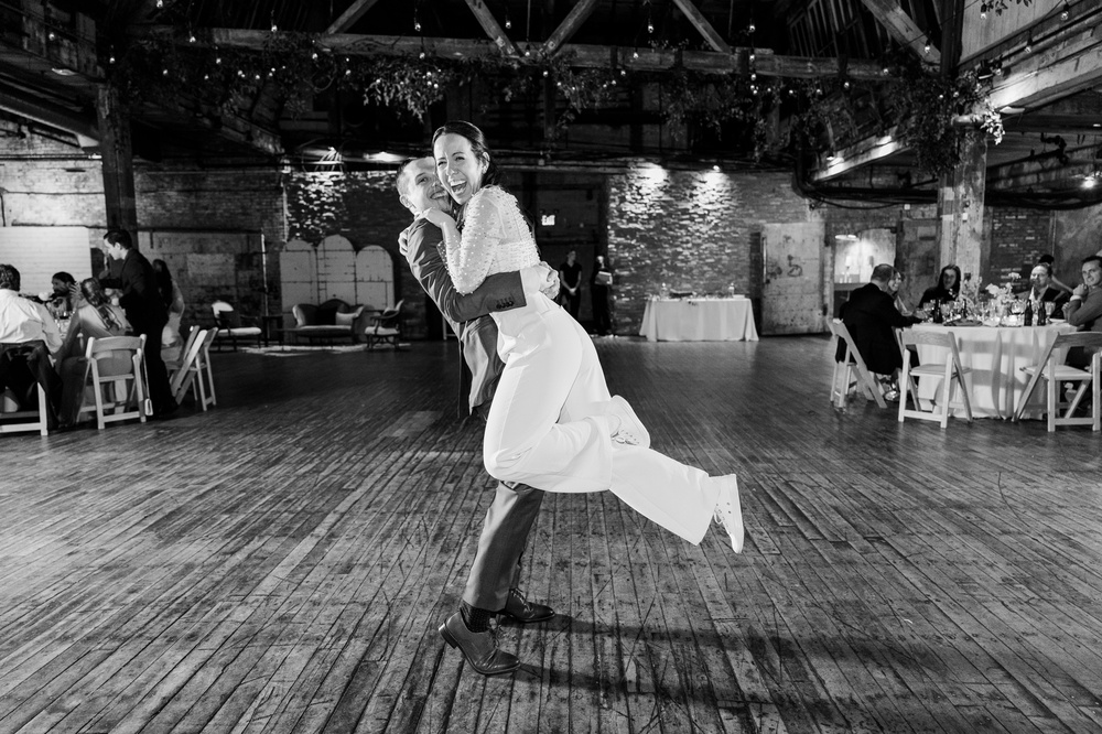 Rainy Spring Greenpoint Loft Wedding