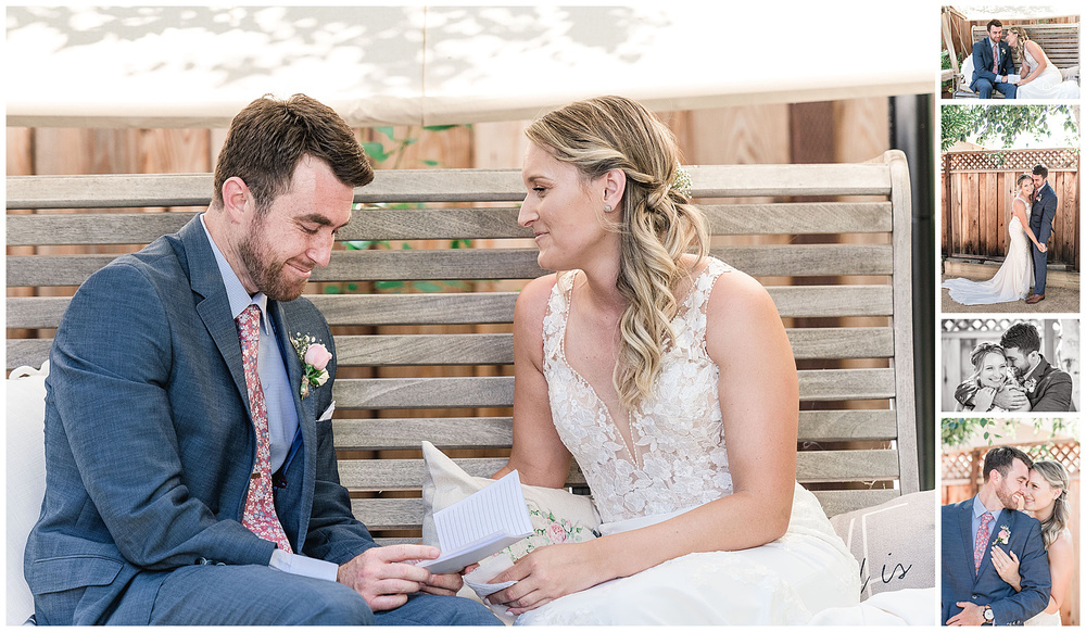 Hayley + Matt’s California Garden Backyard Wedding