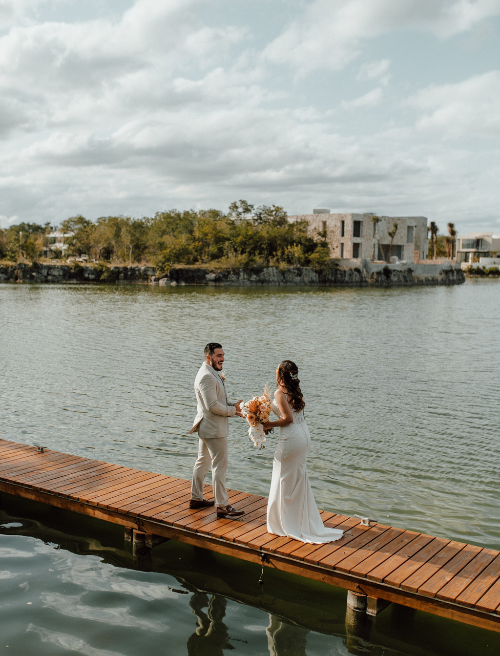 Beautiful Lake House Micro-wedding