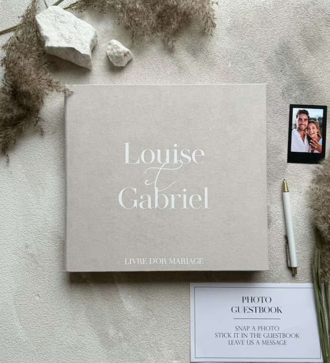 Preserve The Magic Of Your Big Day With Our Handmade Wedding Guest Photo Book!