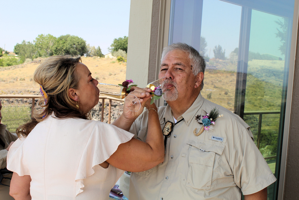 Rural Hill Top Wedding Melba Idaho