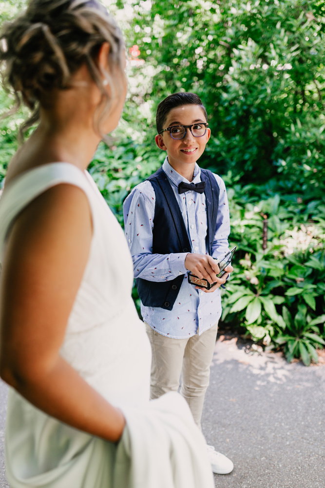 Intimate Wedding Ceremony In Central Park.
