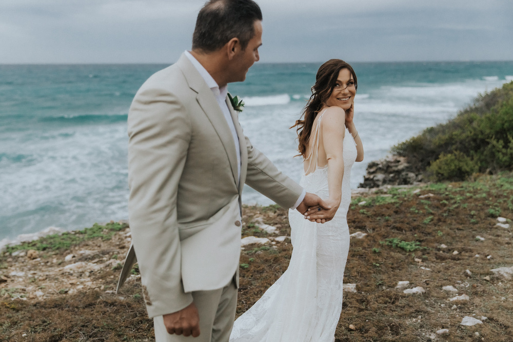 A Blue Ocean Intimate Elopement At Isla Mujeres