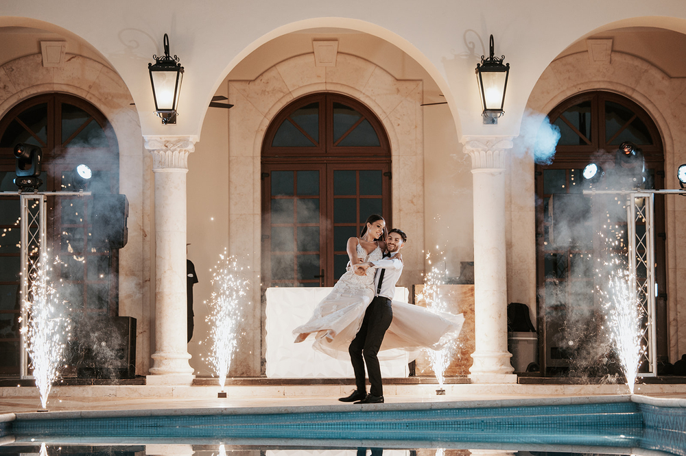 Elegant Wedding Of Idan & Dominique At Villa La Joya, Mx