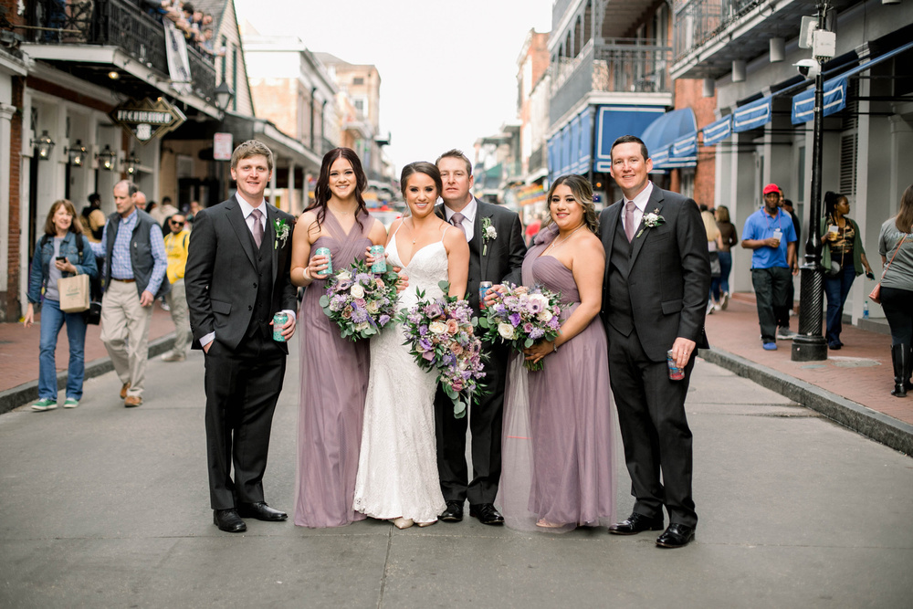 Intimate Courtyard Wedding In New Orleans