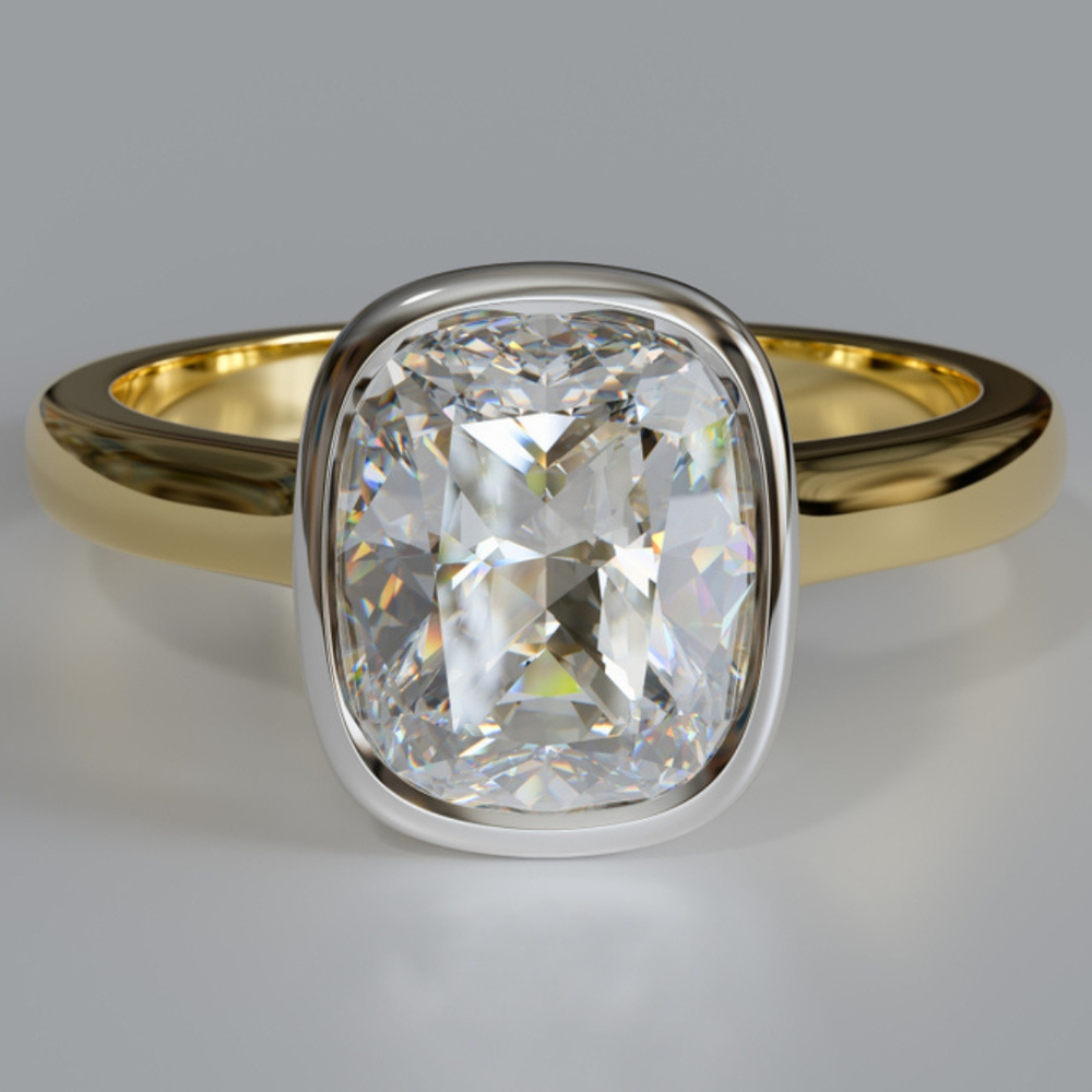 Bezel Diamond Engagement Rings
