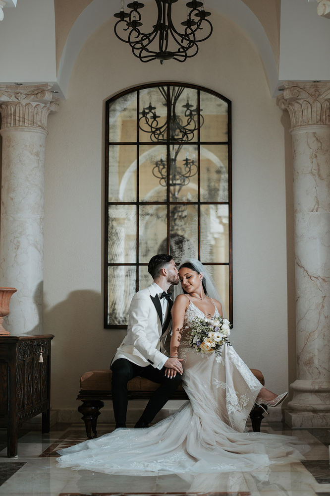 Elegant Wedding Of Idan & Dominique At Villa La Joya, Mx