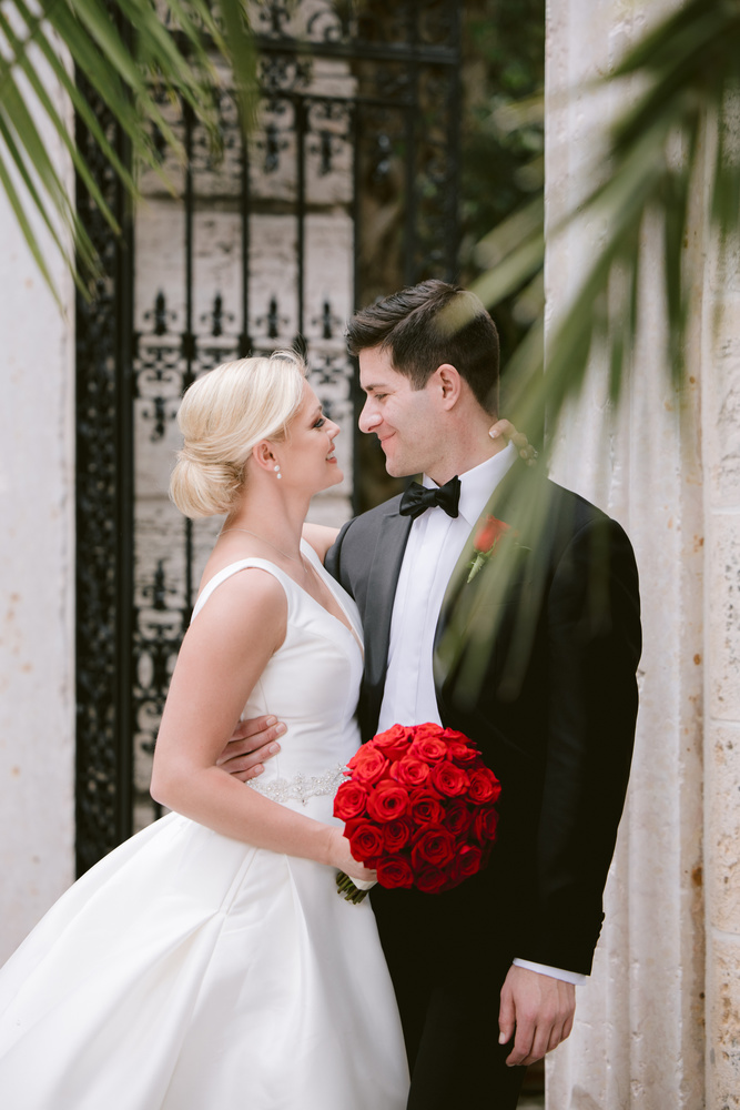 Beautiful Vizcaya Gardens Wedding