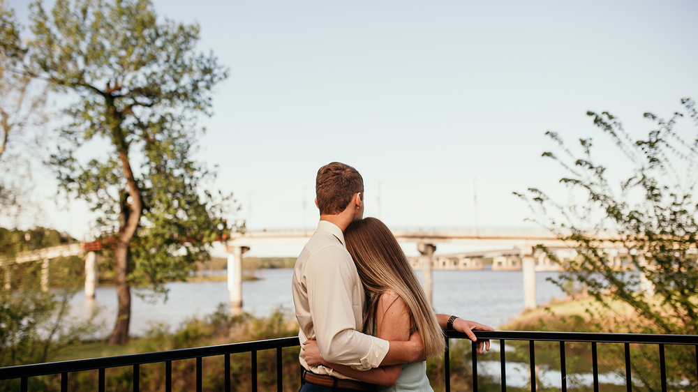 Summer Engagement Session At Two Rivers Park In Little Rock, Arkansas