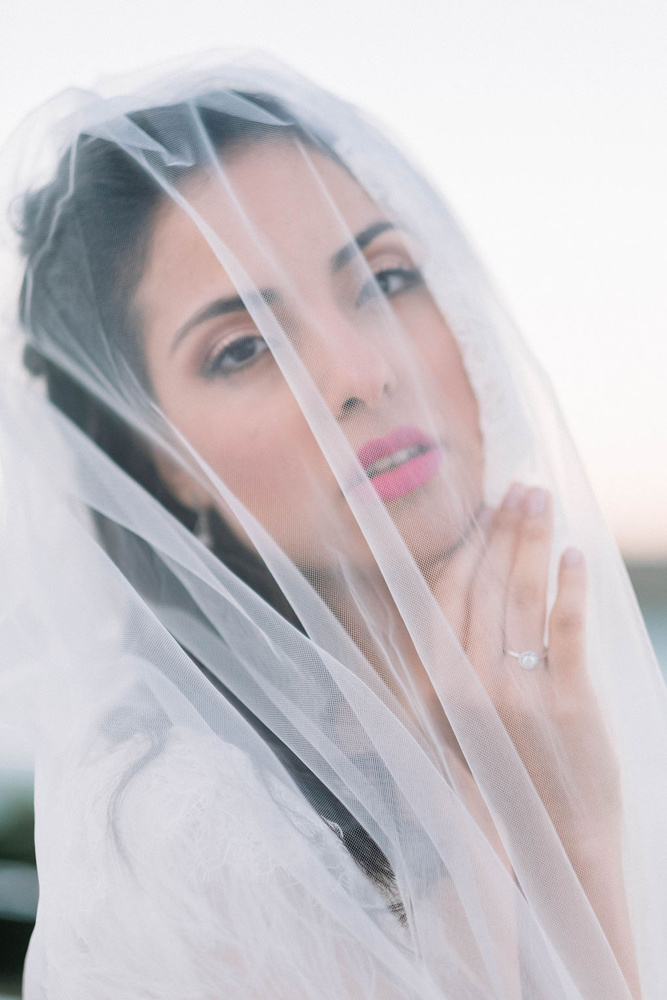 Ethereal Bridal Shoot In A White Villa In Crete