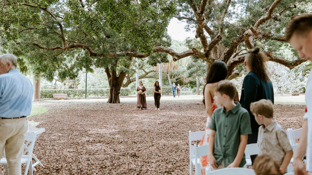 A Fun & Playful Brisbane City Botanic Gardens Wedding
