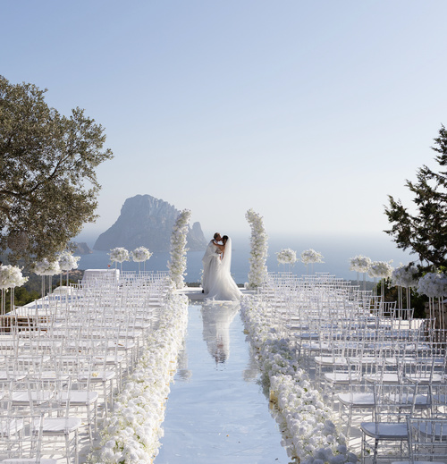 A Wedding Above The Sea – Floating Ceremony With A Mirror Aisle In Front Of Es Vedrà