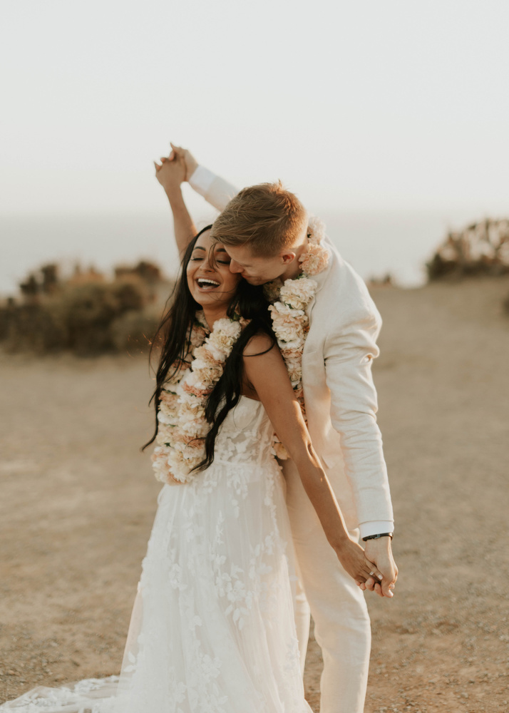 Kat + Jeremy, Golden Malibu Elopement At Point Dume