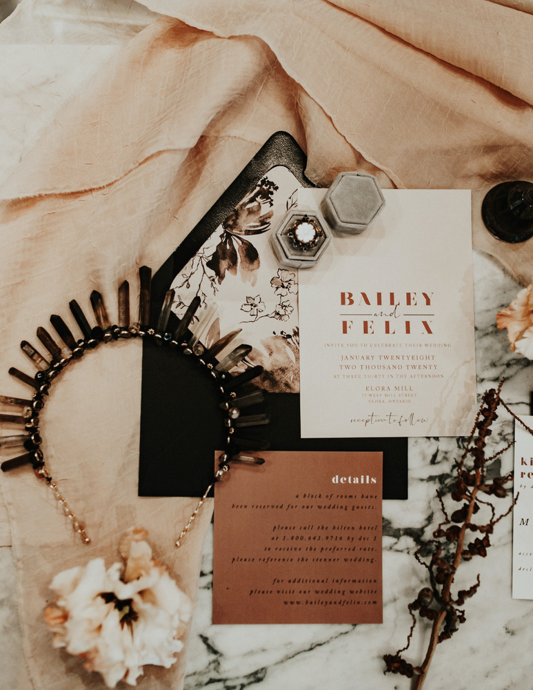 Sleek & Modern Styled Wedding Shoot