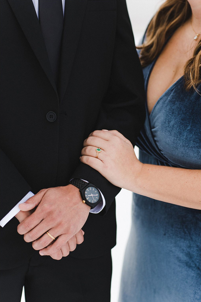 Karin + Oscar | Snowy Engagement Session At Lake Almanor