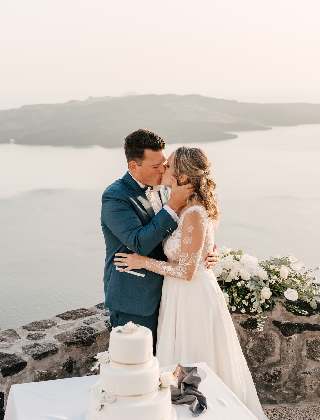 Romantic Wedding  In Santorini