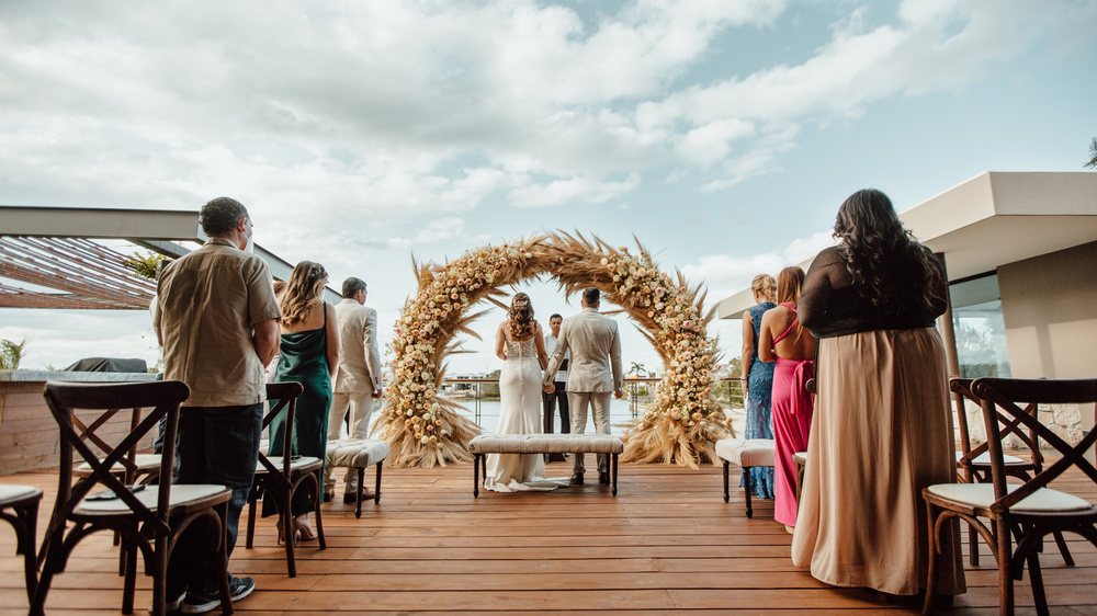 Beautiful Lake House Micro-wedding