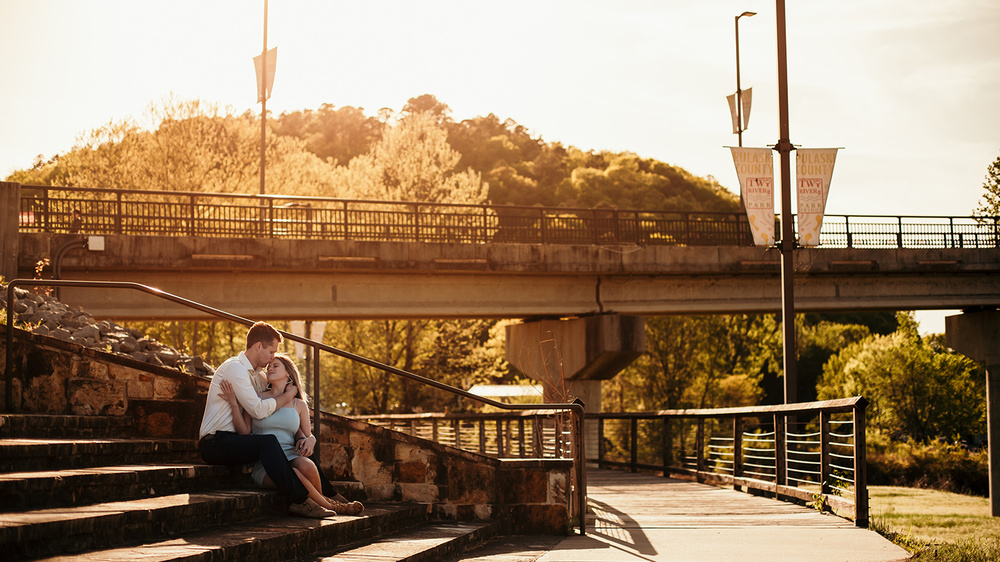 Summer Engagement Session At Two Rivers Park In Little Rock, Arkansas