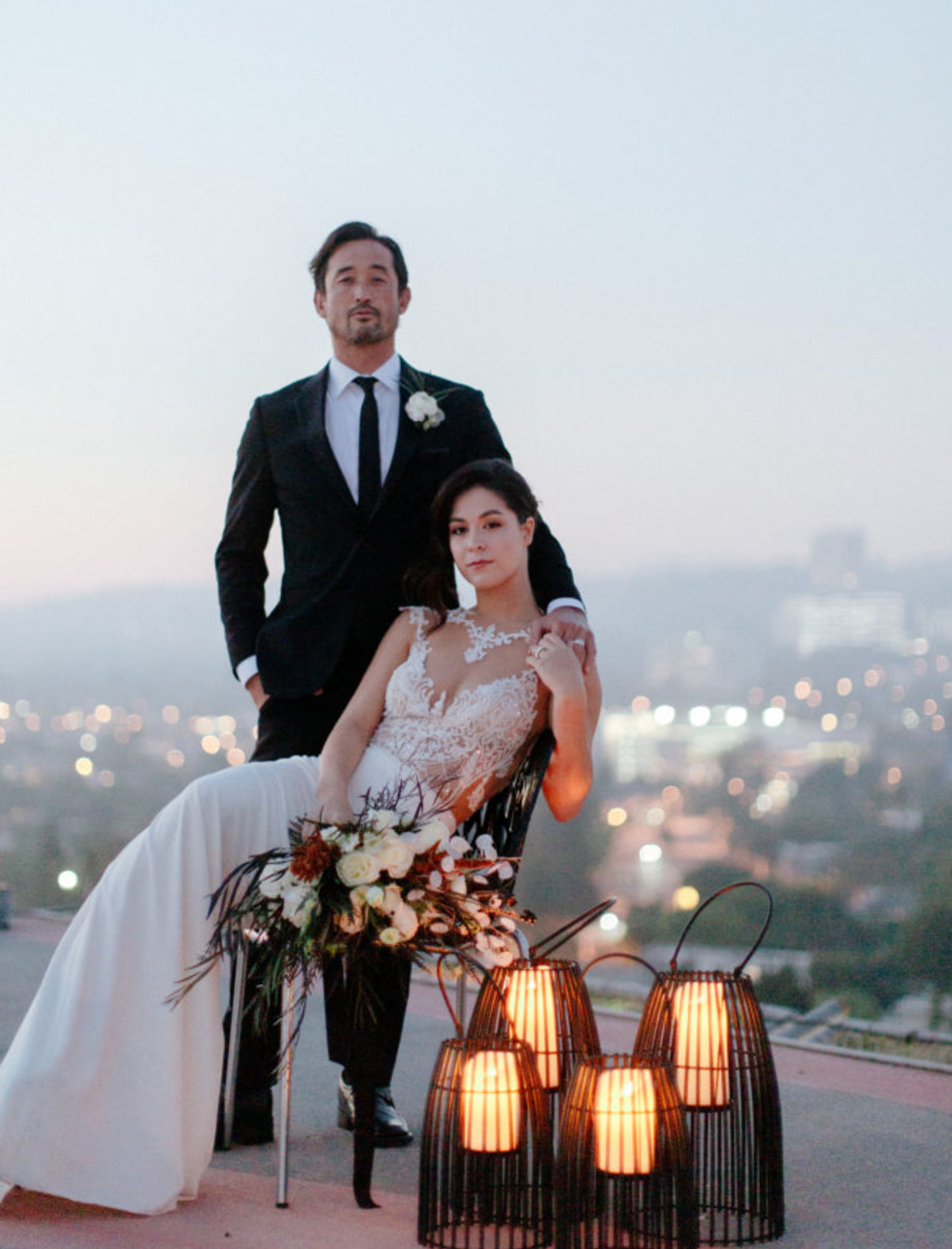 How To Elope In La: With A Beautiful Cake + An Amazing View