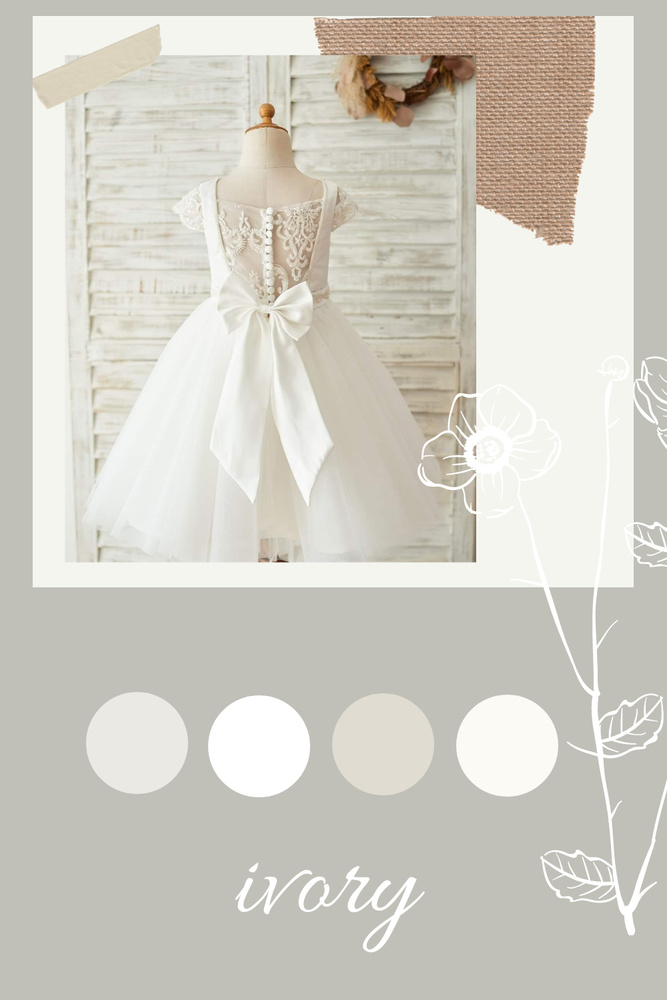 15 Ivory Flower Girl Dresses To Fit Every Budget