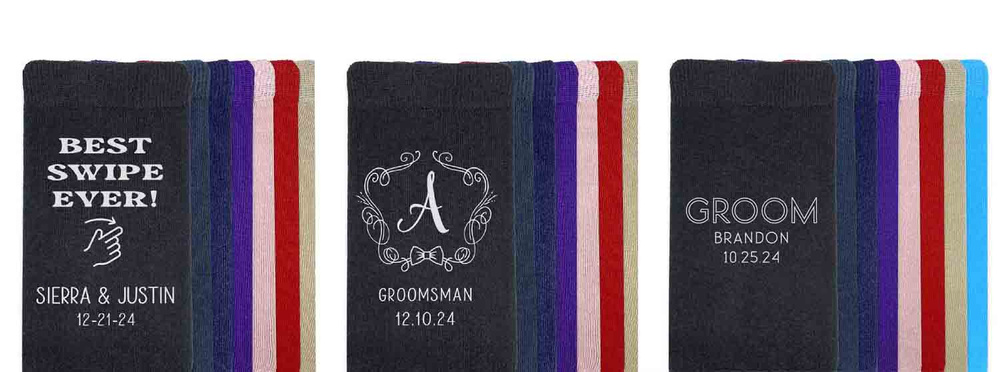Custom Socks: One Secret To A Memorable Wedding