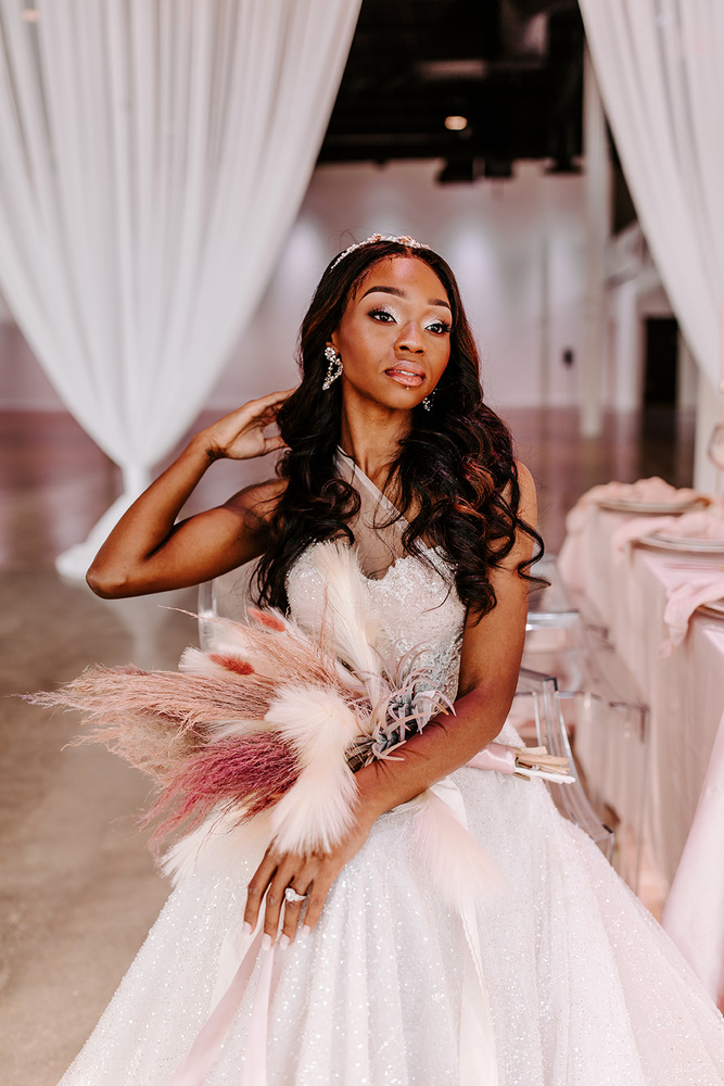 Bold Amour: Pink Wedding Inspiration At Canvas Event Venue