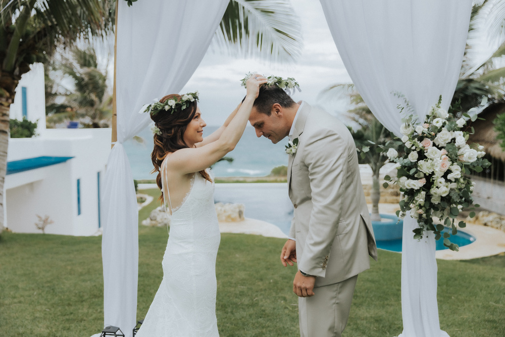 A Blue Ocean Intimate Elopement At Isla Mujeres