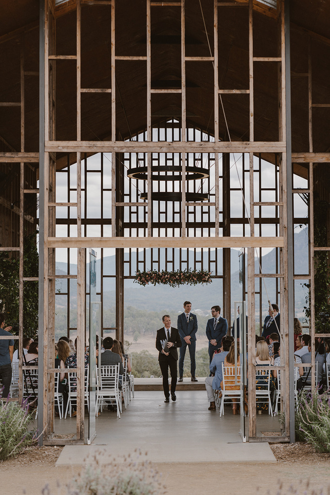 A Chapel Wedding In A Lavender Farm In Queensland