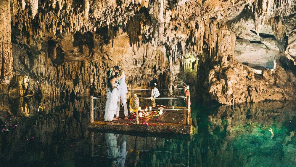 Traditional Mayan Wedding In A Cave Cenote Tulum