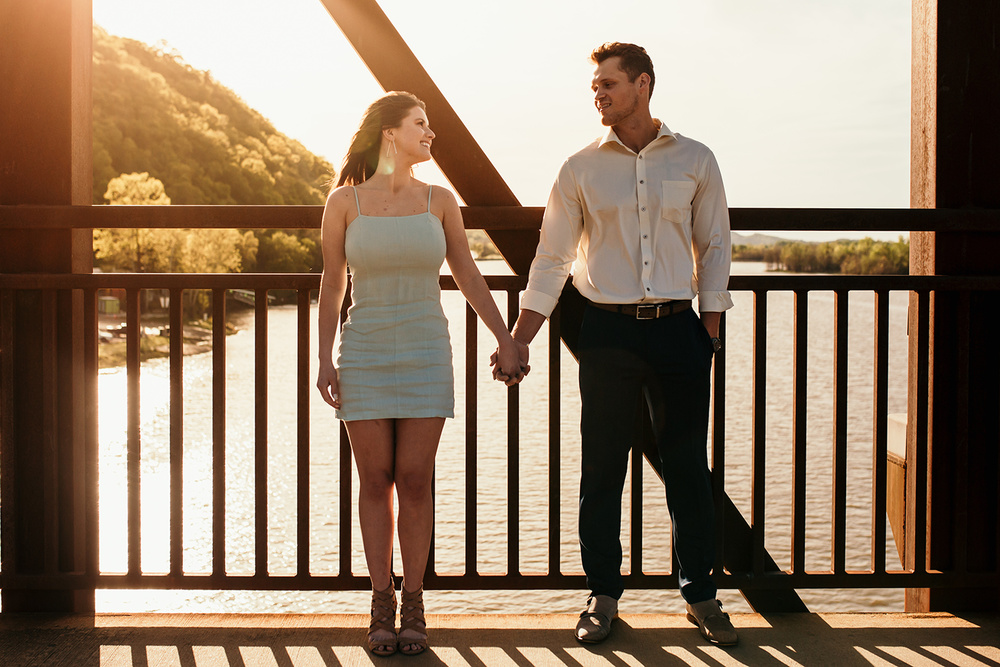Summer Engagement Session At Two Rivers Park In Little Rock, Arkansas