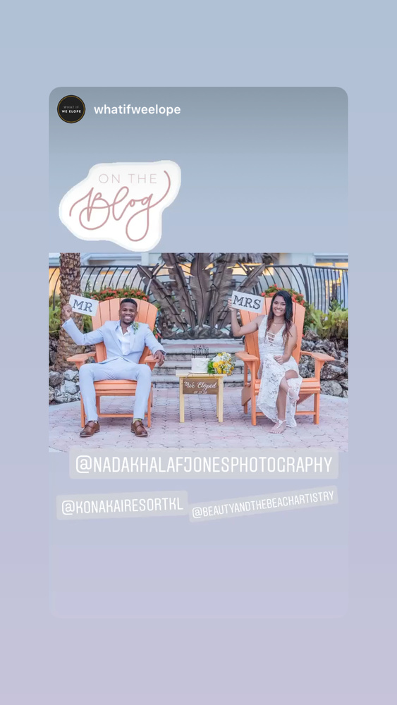 Beautiful Kona Kai Key Largo Couple Featured On 'what If We Elope' Blog